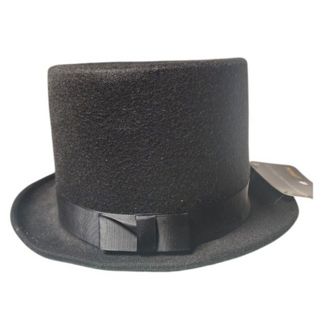 Black Felt Top Hat NWT Spirit Halloween Steampunk Historical Gothic